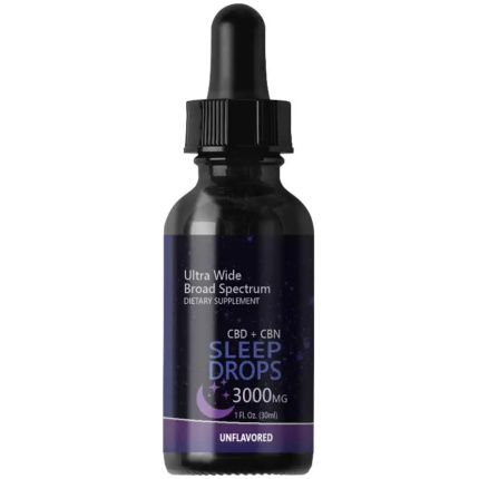 Broad Spectrum CBD + CBN Sleep Tincture (3000mg Unflavored)