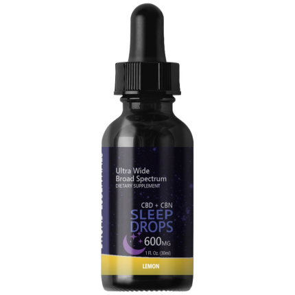 Broad Spectrum CBD + CBN Sleep Tincture (600mg Lemon)