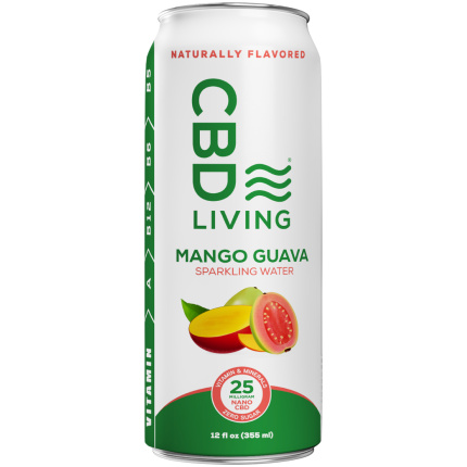 Cbd Sparkling Water - 12 Cans / Mango Guava